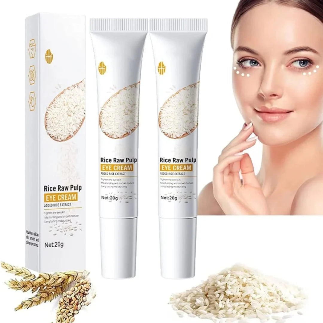 CONTORNO DE OJOS DE ARROZ CON ÁCIDO HIALURÓNICO - BIOAQUA 20g